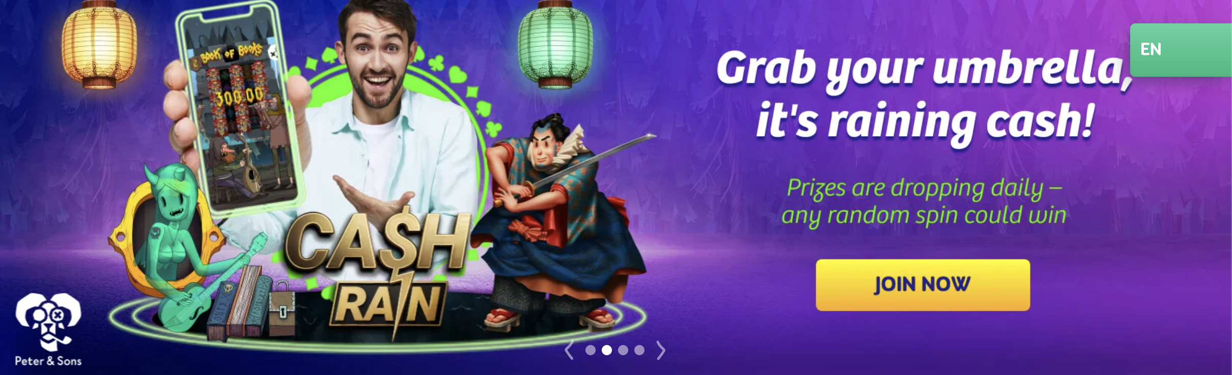PlayOJO Casino website interface